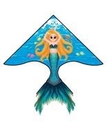 Bhd 2021 Mermaid Kite For Kids And S Easy To Fly Kids Kites Beach Kite - £20.78 GBP
