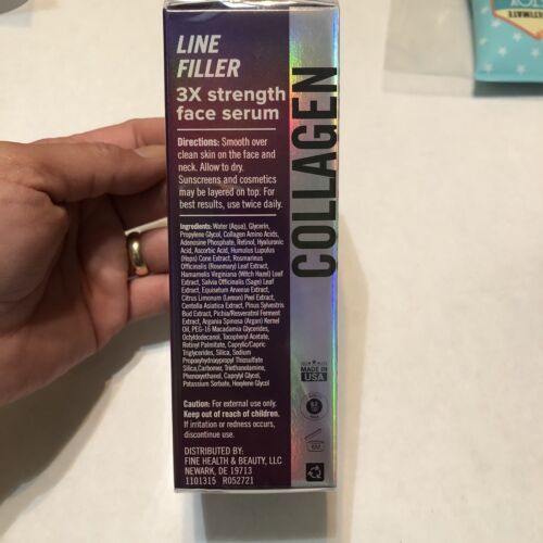 Refinex Collagen Line Filler Collagen Hyaluronic Acid 3X Strength Serum ...