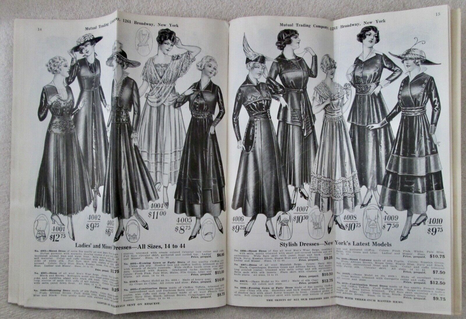 Scarce Womens clothing catalog 1915-16 excellent condition - Clothing ...