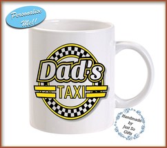 DAD&#39;S TAXI PERSONALISED 11oz MUG HANDMADE TAXI DRIVER FATHERS DAY BIRTHD... - $12.00