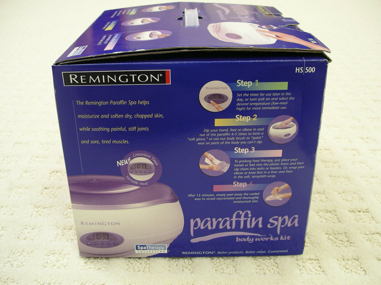 NIB Remington Paraffin Spa with Bonus Pack HS200