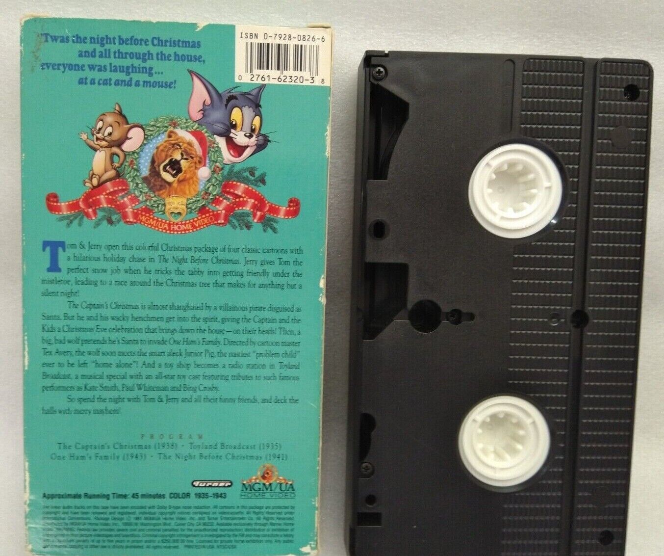 VHS Tom and Jerry - Tom and Jerrys Night Before Christmas (VHS, 1991 ...