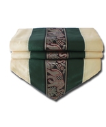 TIL132 green elephant table runner tablecloth tablerunner silk 200x30cm ... - $18.99