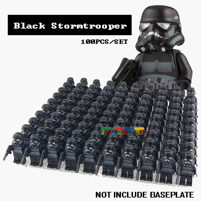 100pcs/set Star Wars Death Clone Shadow stormtroopers MiniFigures Bricks Toys A