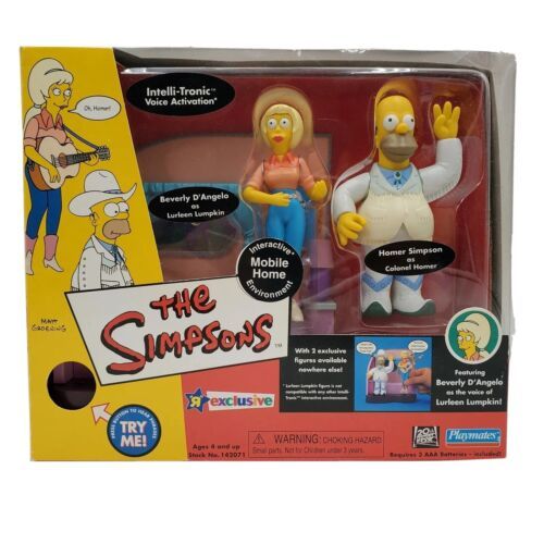 The Simpsons Lurleen Lumpkin And Colonel Homer Intelli Tronic Exclusive Figures Everything Else 9248