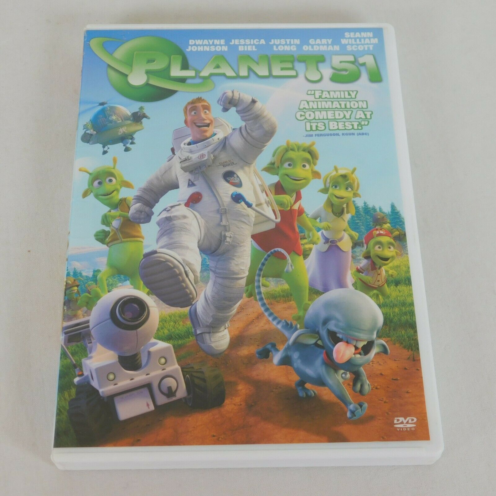 Planet 51 DVD 2009 Dwayne Johnson Jessica Biel Justin Long Gary Oldman ...