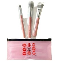 Laruce Beauty 3 Piece Contour Brush Set with Pouch Limited Edition @Serv... - $6.58
