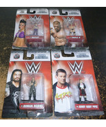 WWE NANO METALFIGS Triple H, Roman Reigns, Bayley, Piper Lot 100% Die-Cast Metal - $10.88