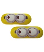Despicable Me Sunglass Eyeglass Hard Case Lot 2 Yellow Clamshell License... - $18.99
