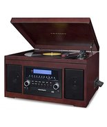 Crosley CR2415A-MA Cannon Turntable with Radio, CD Player, Cassette and ... - $155.19