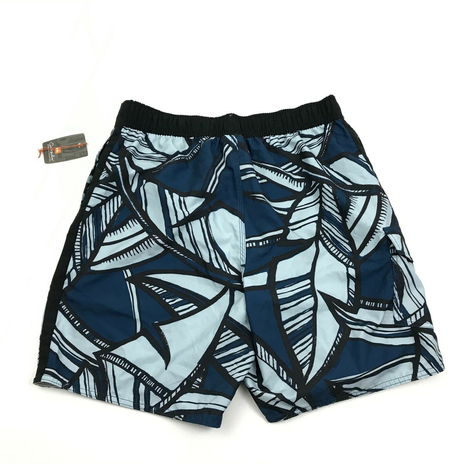 NEW Quicksilver Waterman Collection Board Shorts Size Large Blue Swim ...