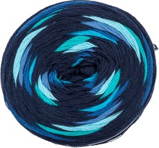 Red Heart It&#39;S A Wrap Hues Yarn-Cool Blue - $15.25