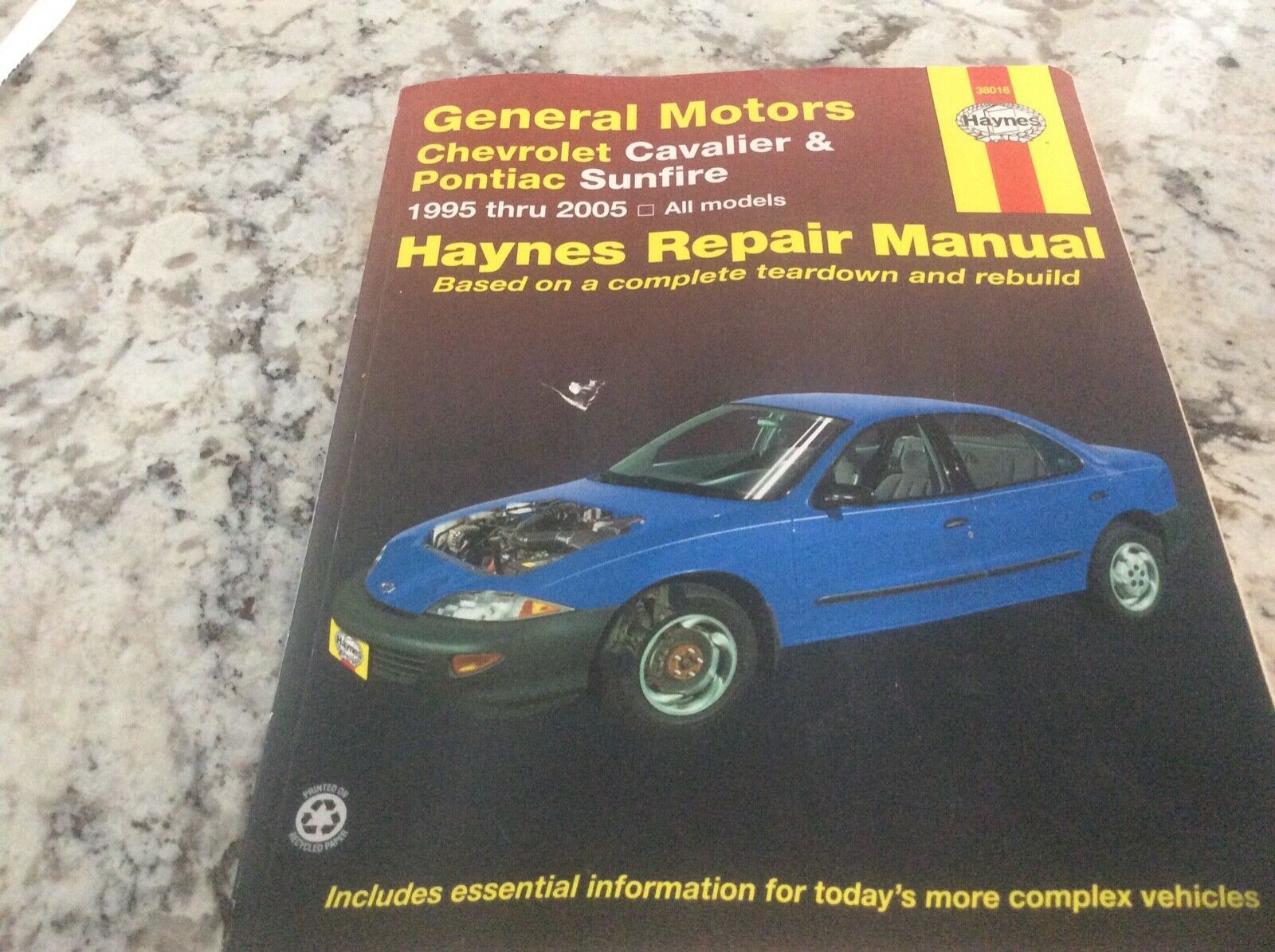 Repair Manual-Base Haynes 38016 