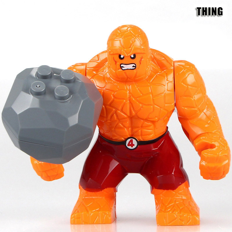 Big Size The Thing Ben Grimm Marvel Fantastic Four Movie Minifigures ...