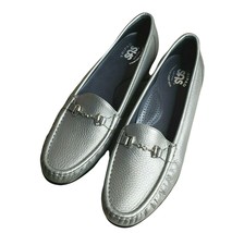 SAS Tripad Comfort Shoes Womens Loafers Size 11.5 N Silver Gray Made in USA - $49.49