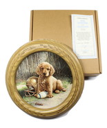 Good Sports Wide Retriever Puppy Dog Collector Plate Jim Lamb 1989 LE # ... - $24.97