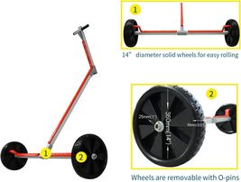 BRIS Boat Dolly for Optimist Sailboat with Wheels  image 3