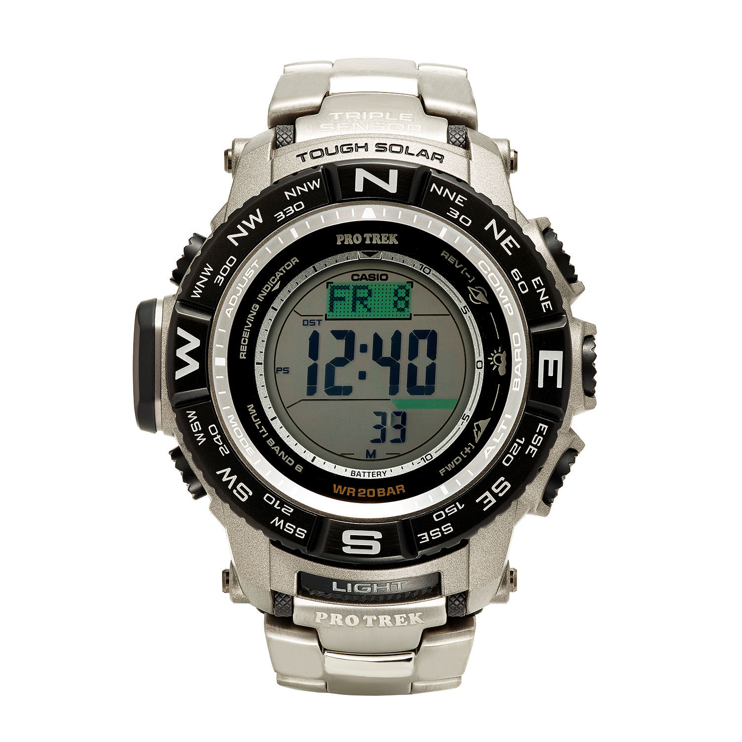 Casio Men's PRW3500T-7CR Pro Trek Tough Solar Digital Sport Watch