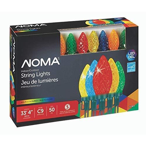 NOMA Holiday Christmas Lights | C9 LED Multicolor Bulbs ...