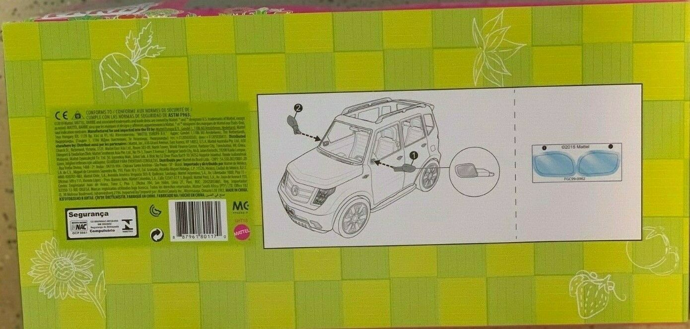 barbie purple suv car
