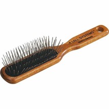 Oblong Professional Dog Grooming Stainless Steel Pin Brush Wood Handle 8... - $28.60