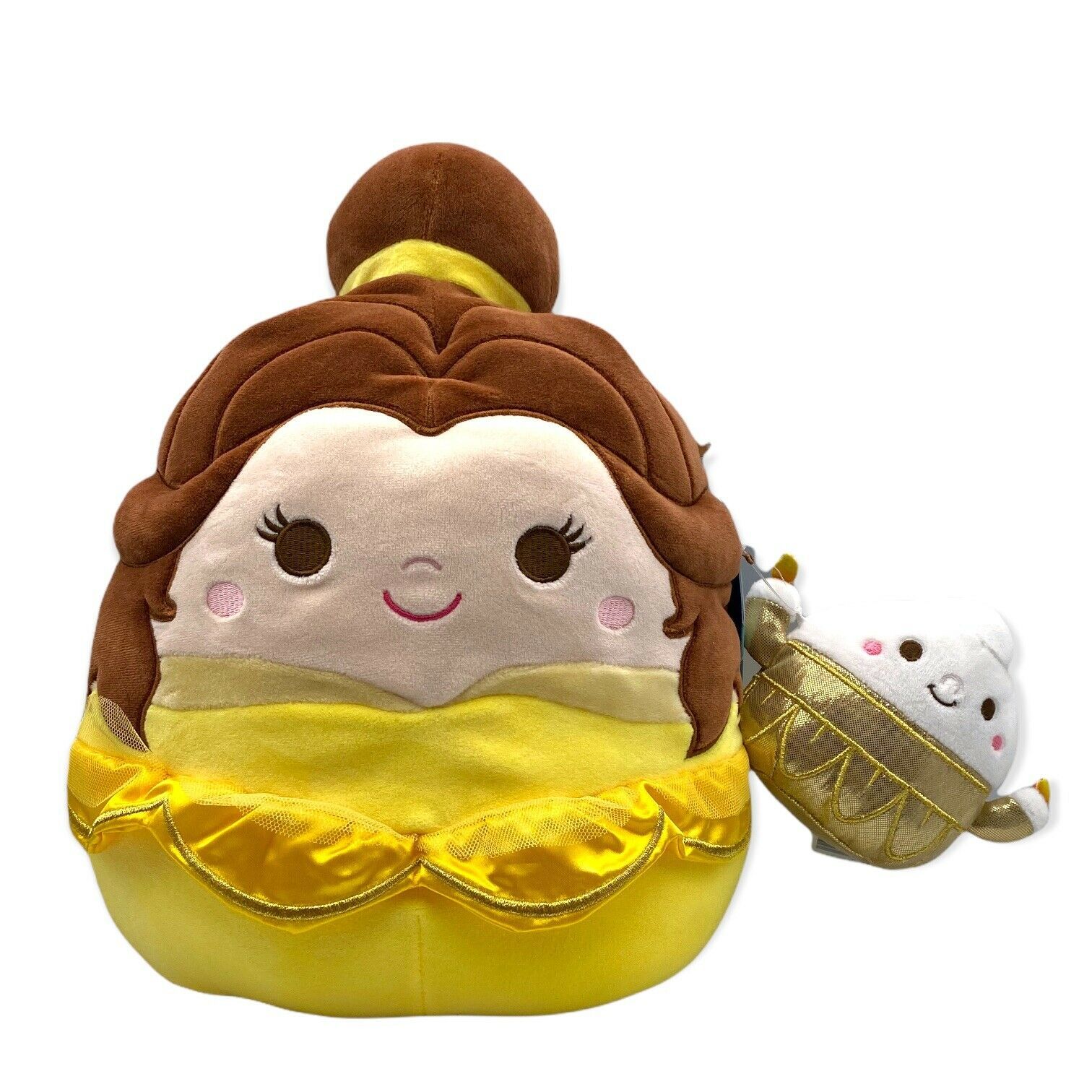 Squishmallow Disney Princess Belle & Lumiere 11” RARE Beauty And The ...