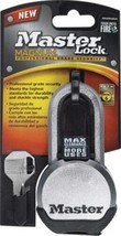 Master Lock Magnum Solid Body Lock Covered 2&quot; 2&quot; Steel Uses M19 Key Blank - $32.71