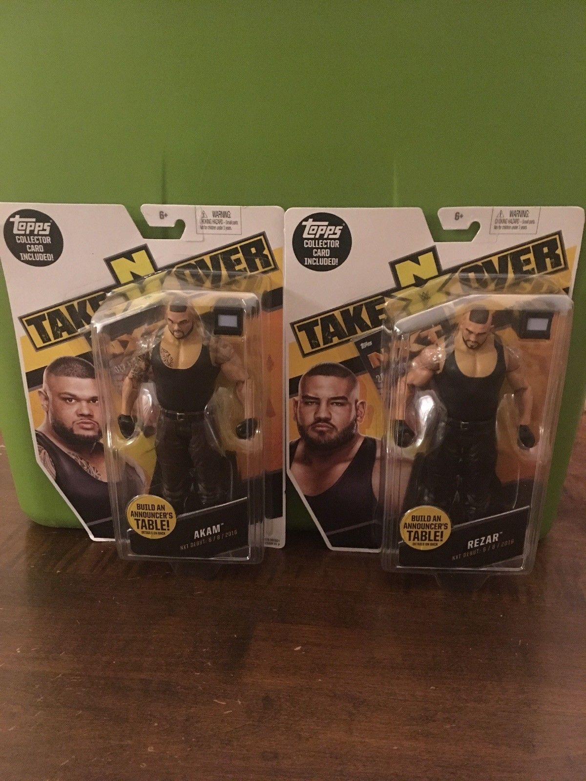 Akam And Rezar Aop Wwe Nxt Takeover Figures Target Exclusive Sports 