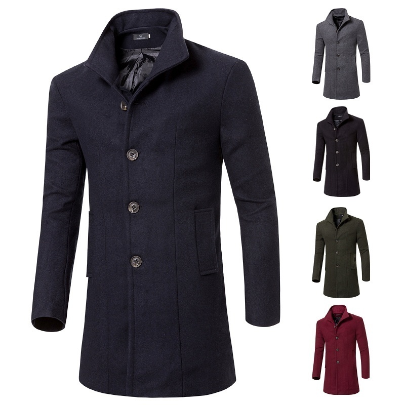 Jamickiki New Autumn&winter Fashion Men's Slim Jacket, Windbreaker, Overcoat. 5