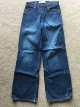 Gap Kids Boot Cut Denim Jeans Boys size 12 Adjustable Waist Elastic Loose Leg - $7.91