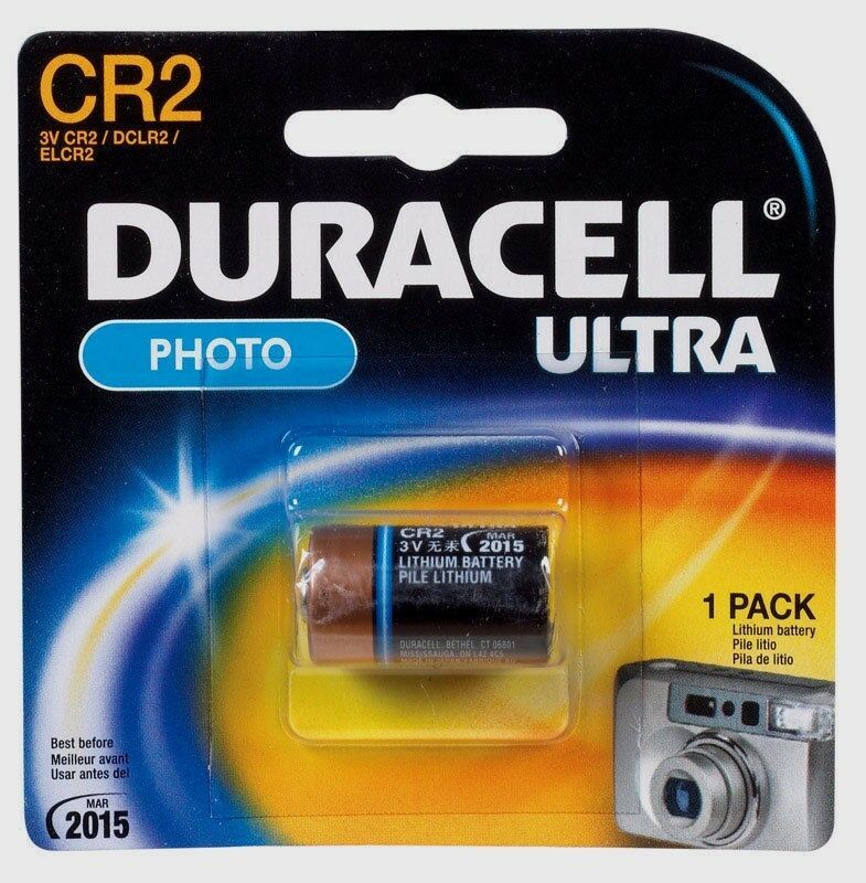NEW! DURACELL 3 volt Lithium Photo Camera Battery CR2 DLCR2 ELCR2 CR17355