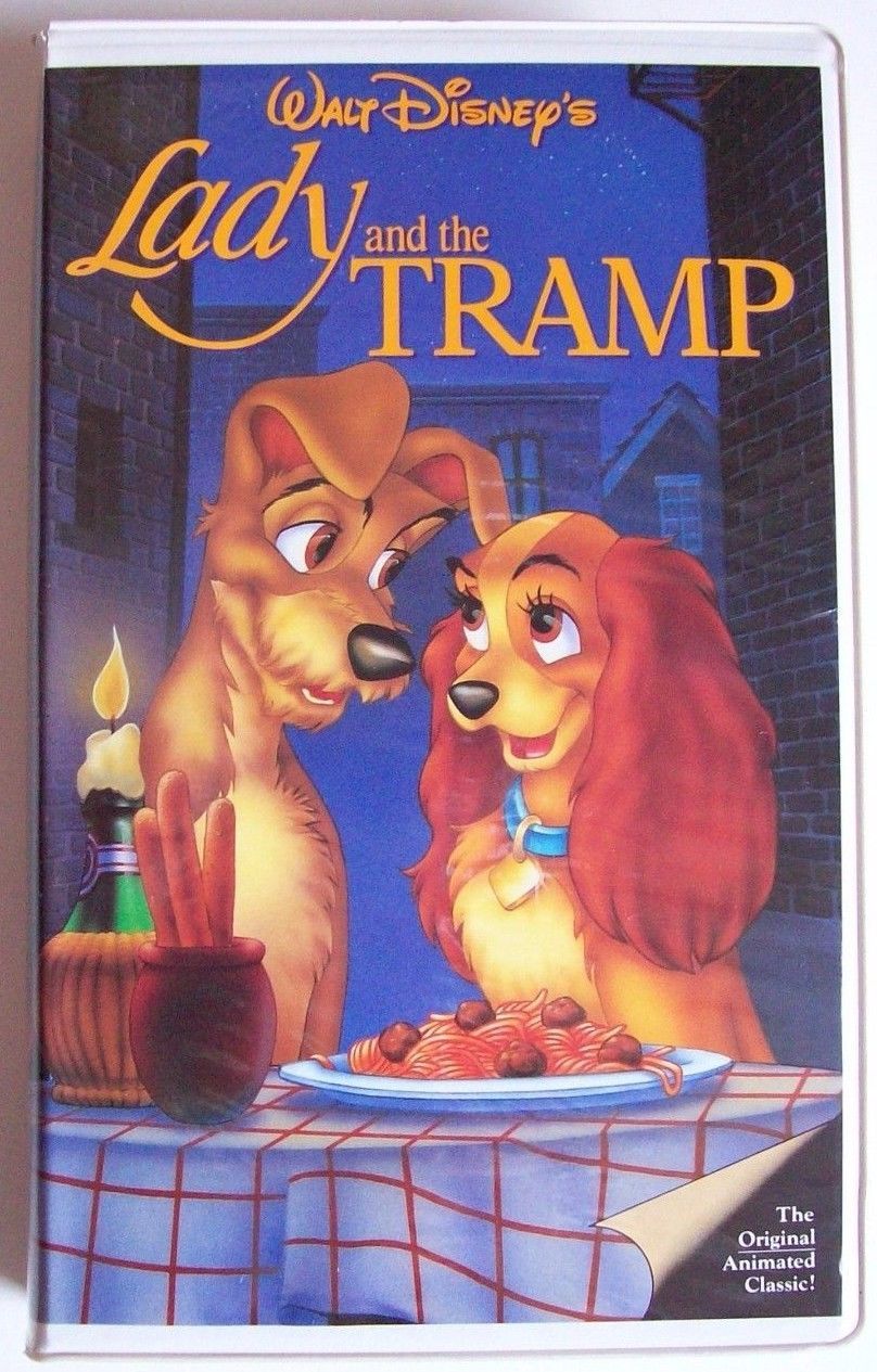 Disney LADY AND THE TRAMP Black Diamond Classic VHS 1987 Tested ...