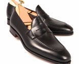 Handmade men black shoes men leather shoes men dress loafer shoes for men thumb155 crop