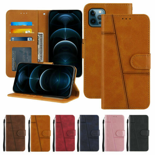 Magnetic Flip Leather Wallet Case Cover For iPhone 13 Pro Max/13 Pro/mini