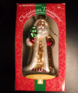 Brass Key Christmas Ornament 2000 Christmas Treasures Classic Father Chr... - $9.99