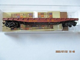 Micro-Trains # 04550490 MEDFORD, TALENT & LAKECREEK 50' Flat Car N-Scale image 1