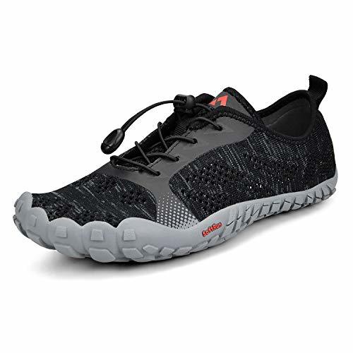 Troadlop Mens Wide Quick Dry Barefoot Hiking Water Shoes Black 12 DM US ...