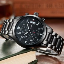 SINOBI 2017 Mens Watches Top Brand Luxury Business Stainless Steel Quartz Watch  - $33.48