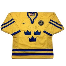 NIKE SWEDEN National Hockey Team Yellow Jersey Size 52 / XL Yellow Blue ... - $148.49