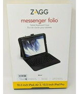 Zagg Messenger Folio - Tablet Keyboard Case (10.2&quot; iPad, Air 3, 10.5&quot; iP... - $27.71