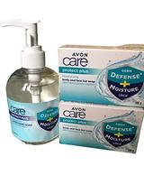Avon Care Germs Protective Liquid Hand wash +it body &amp; Face Bar Soap Pac... - $19.99