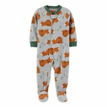 Child of Mine by Carter's Toddler Boys' Sleepy Bear Fleece Pajamas, Gray Size 4T - $15.76