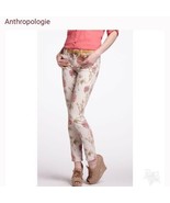 Pilcro and the Letterpress for Anthropologie Floral Ikat Stet Skinny Jea... - $34.32