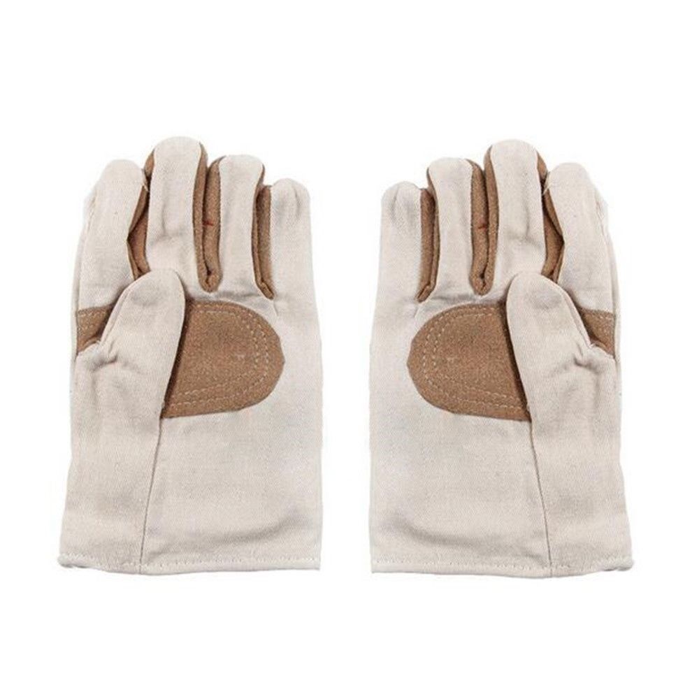 one pair Work Universal Protection Canvas Gloves 23cm Work Gloves
