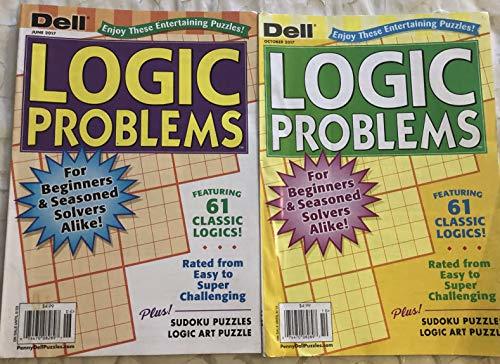 Lot of (2) Dell Logic Problems Puzzles Full Size Puzzle Books 2017 ...