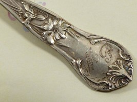Vintage Pesa Mexico 925 Sterling Silver Tea Spoon monogram floral patter... - $64.35