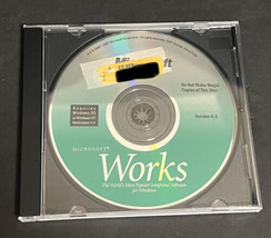 Microsoft Works 4.5 PC Cd-rom Word Windows Llave Windows 95 NT Workstati... - $18.48