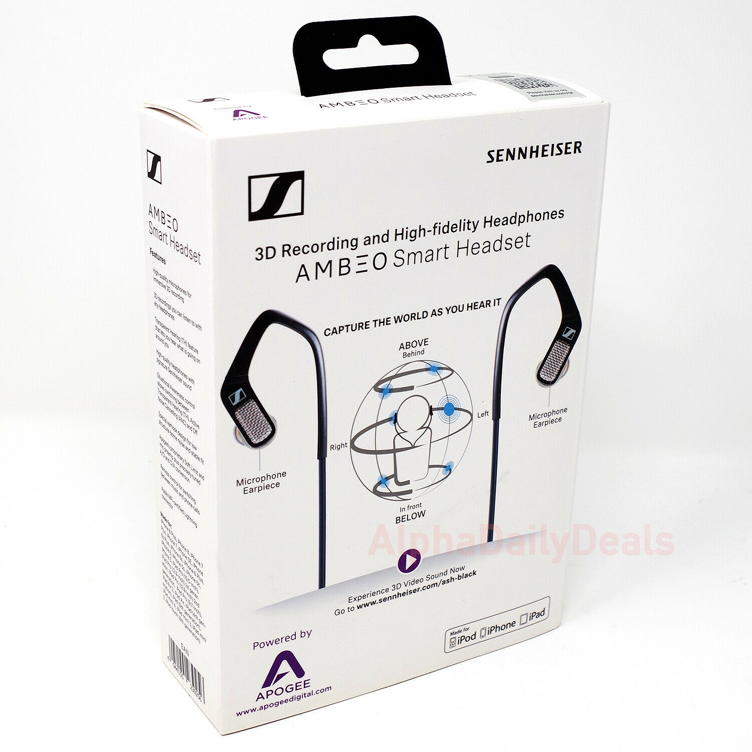 Sennheiser Ambeo Smart Wired InEar Headset with Mic Lightning iOS