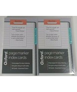 2 Packs Oxford Page Marker Index Cards, 3 x 5 Inches, Dot Grid Ruling 36 ct - $10.99