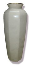 Imperial Ceramic Crackle Glazed Peacock Vase 11" Vtg Japanese Floral Interpur image 2